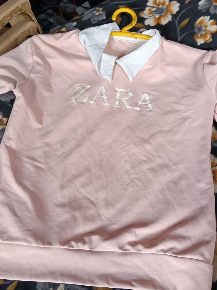 Zara Pink Top