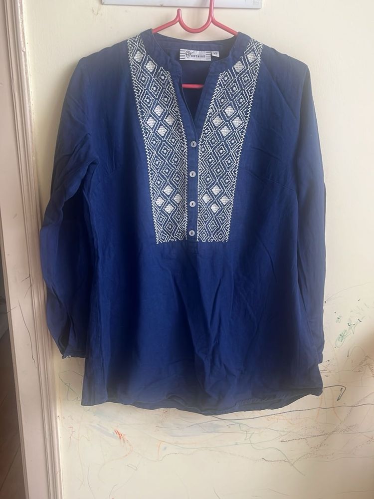 Westside Blue Short Kurta
