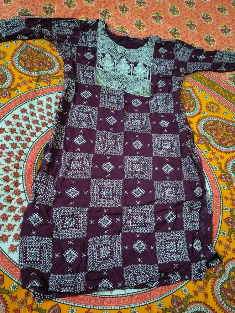 Purple Kurti