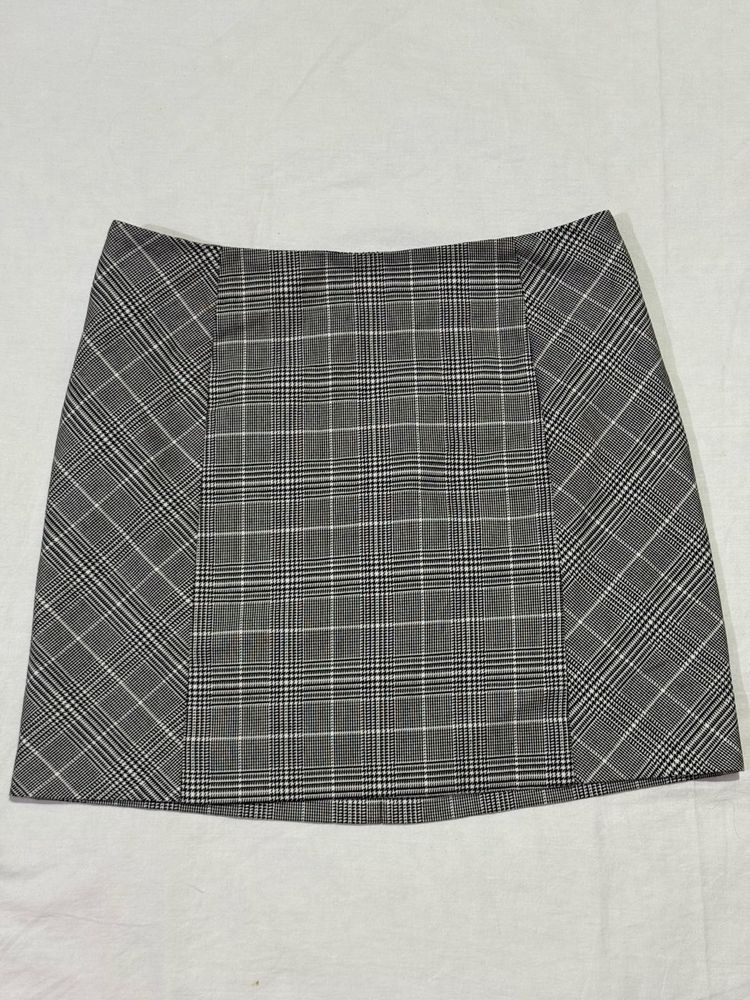 Plaid Mini Skirt
