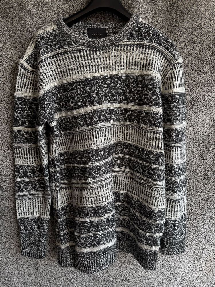 Patterned Knit Sweater
