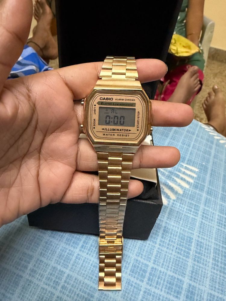 Casio Rose Gold Digital Watch