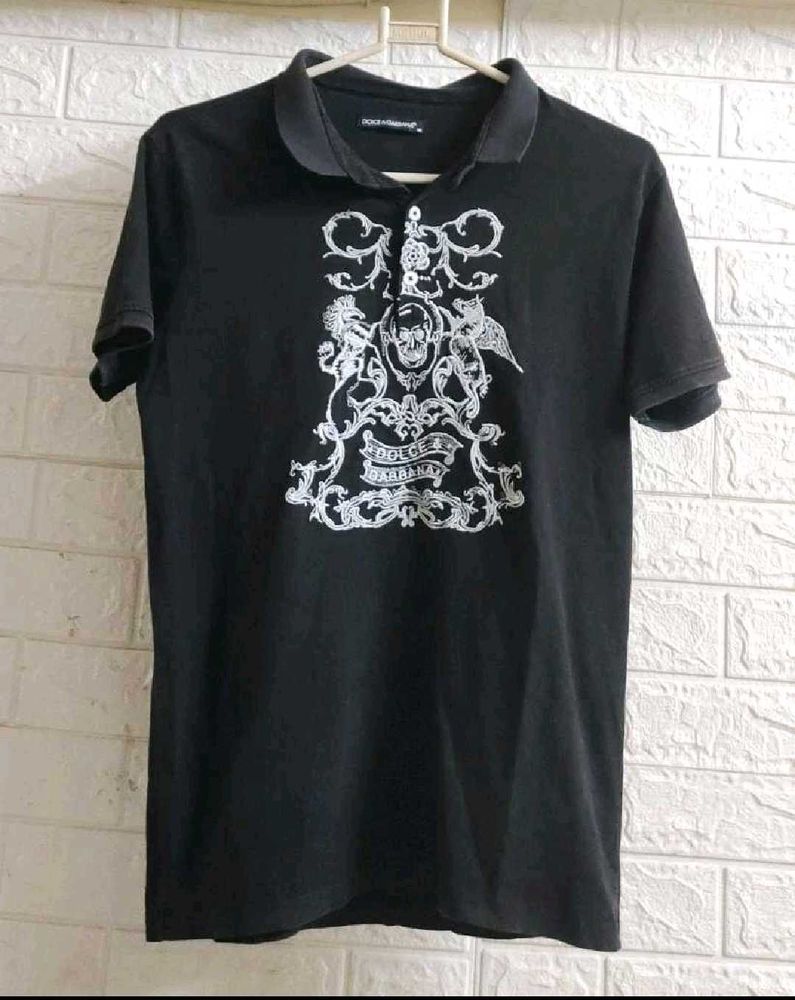 Original Dolce &amp; Gabbana Skull Polo Tshirt