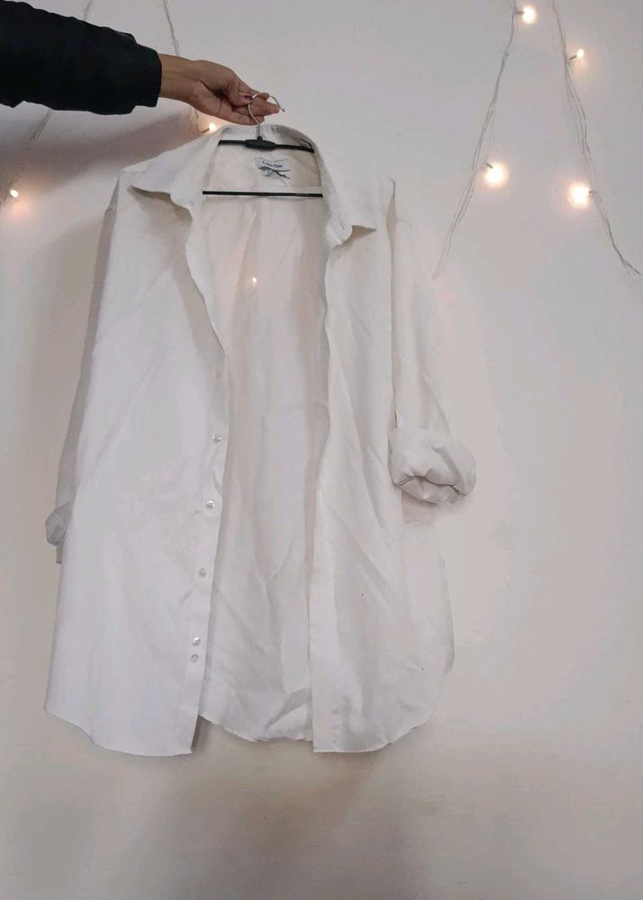 White Button-Down Shirt
