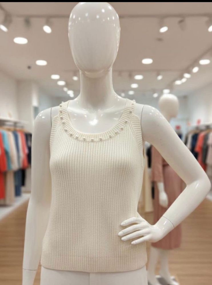 Elegant Sleeveless Knit Tank Top