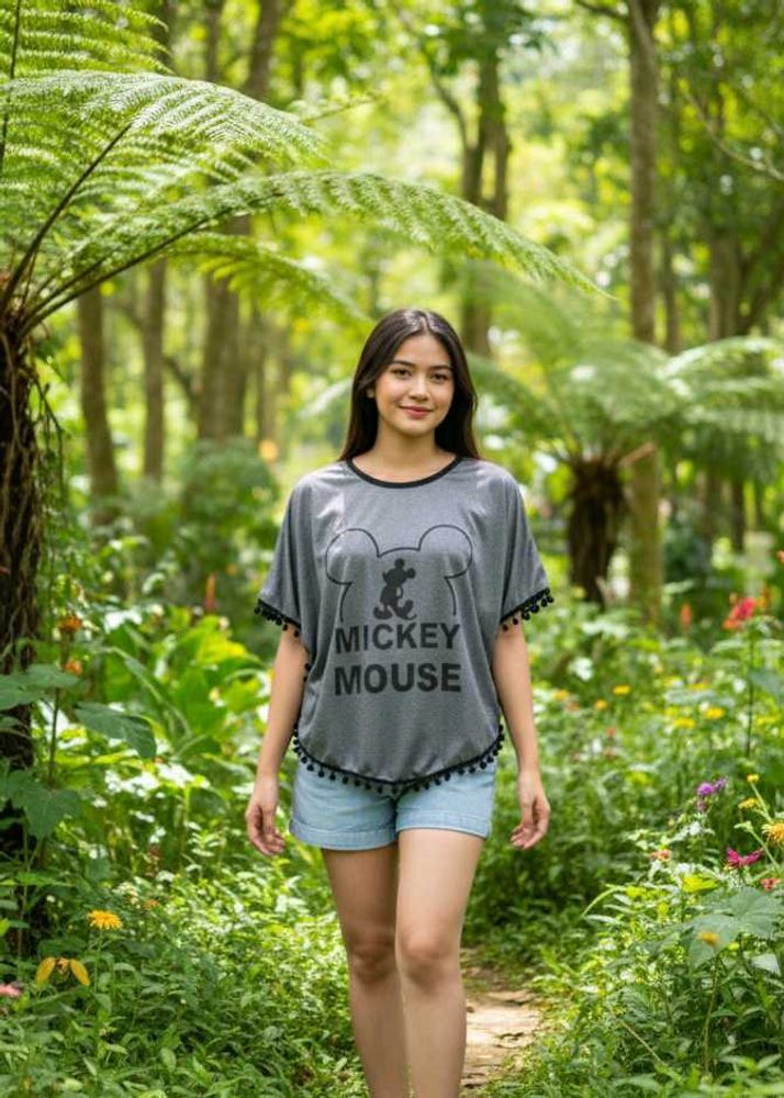 Mickey Mouse Grey Top