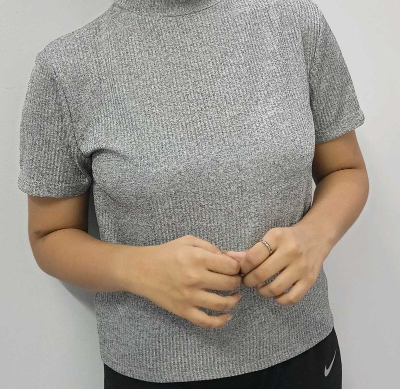Mock Neck Top