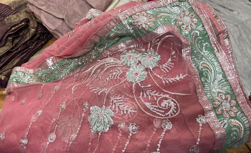 Embroidered Saree