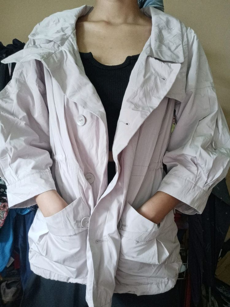 🎉 Clearance Sale!! 🎉 Cream Puff Sleeve Overcoat