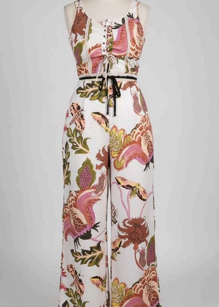 Floral Print Jumpsuit
