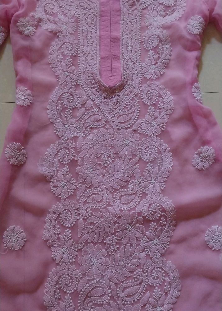 Beautiful  Pink Kurti