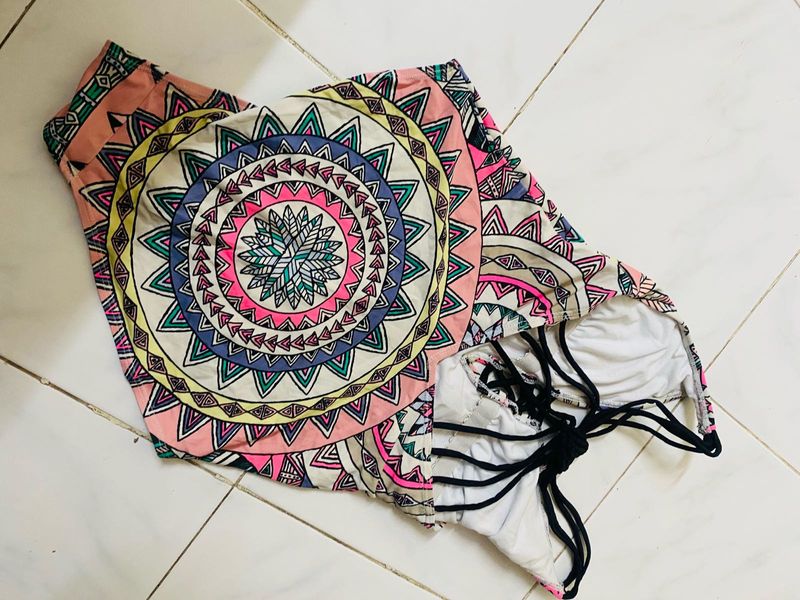 Patterned Swim Cover-Up