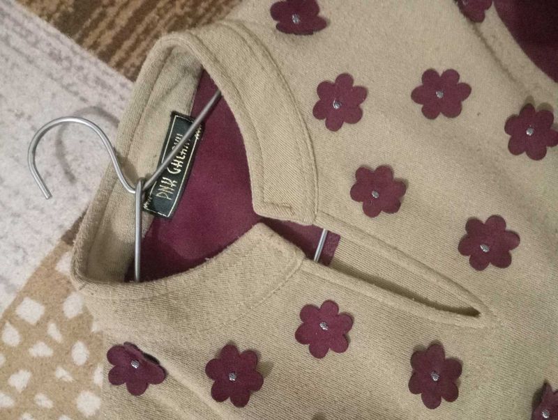 Beautiful Wollon &amp; Velvet Kurta