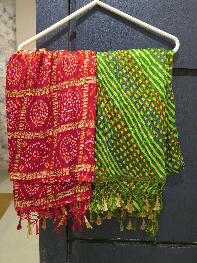 Bandhani Dupatta Set(combo)