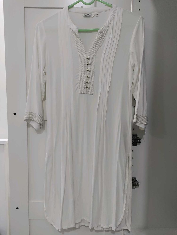 White Everyday Kurthi