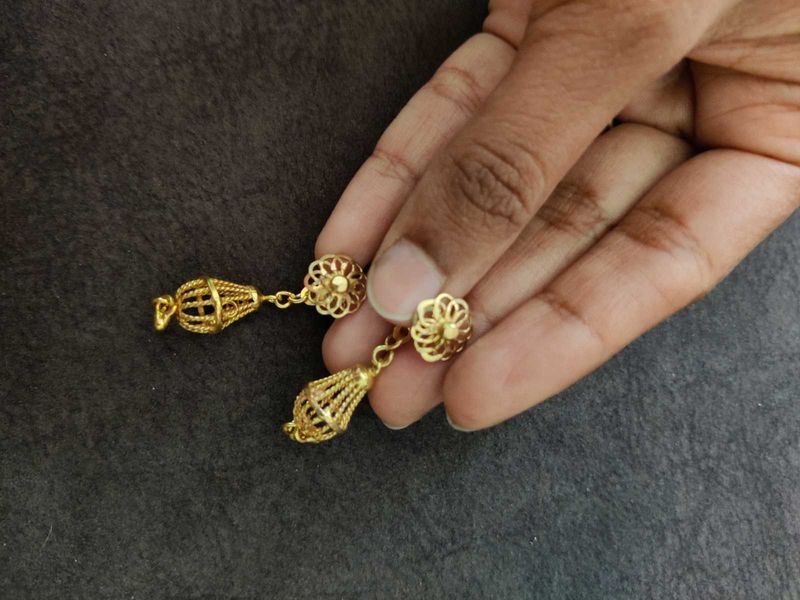 Original Brass Antique Earrings