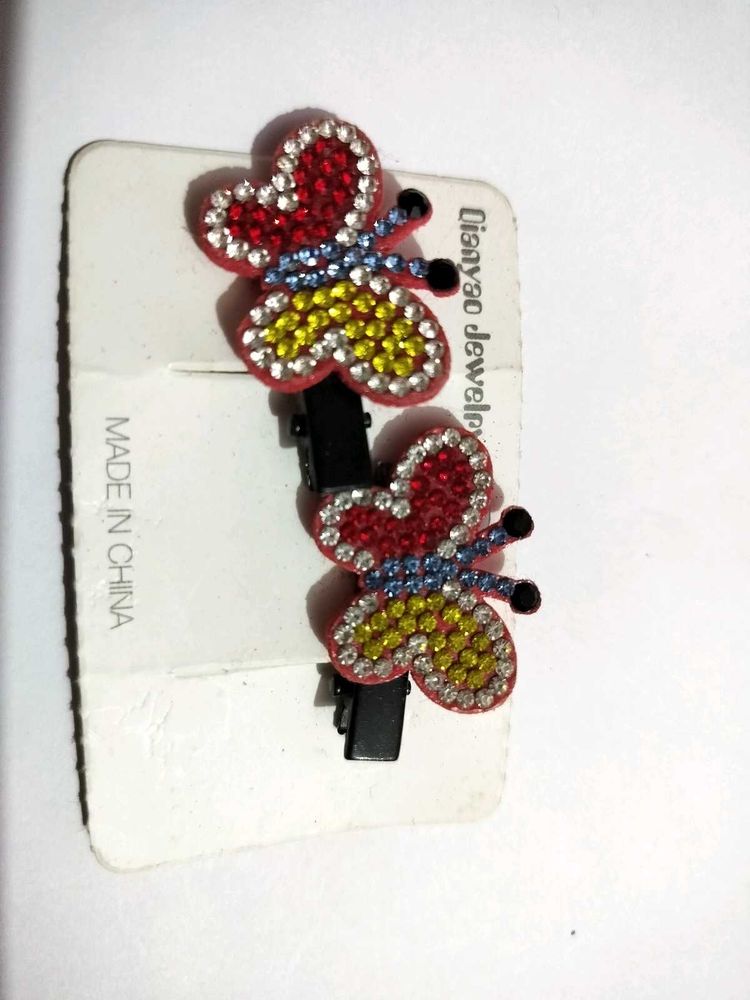 Butterfly Hair Clips - Sparkling Accessories