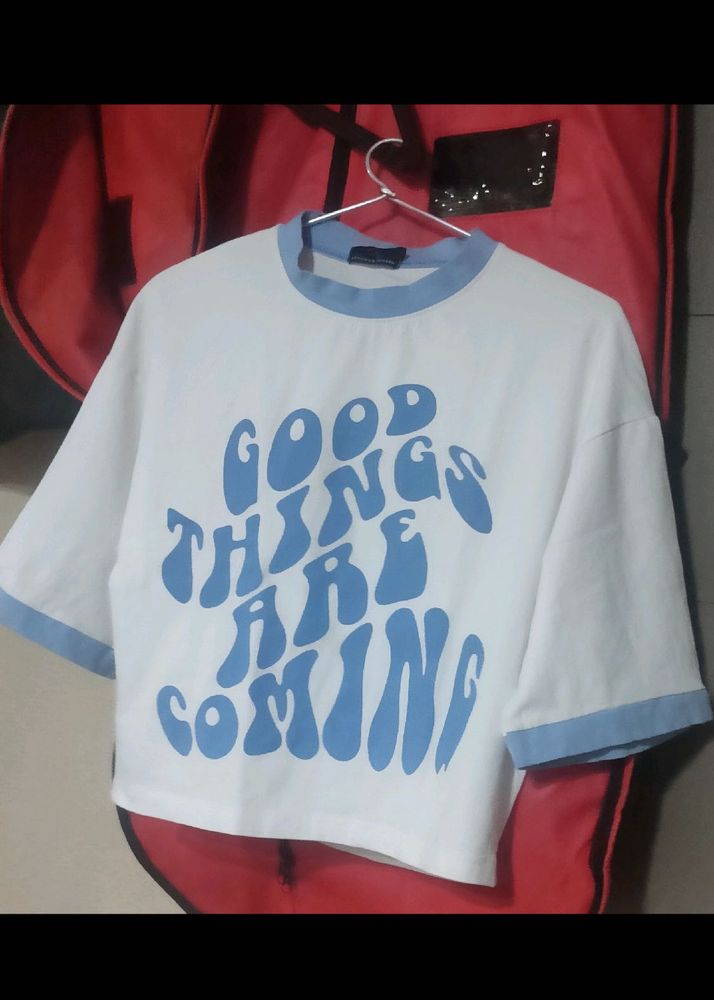 White Croptshirt