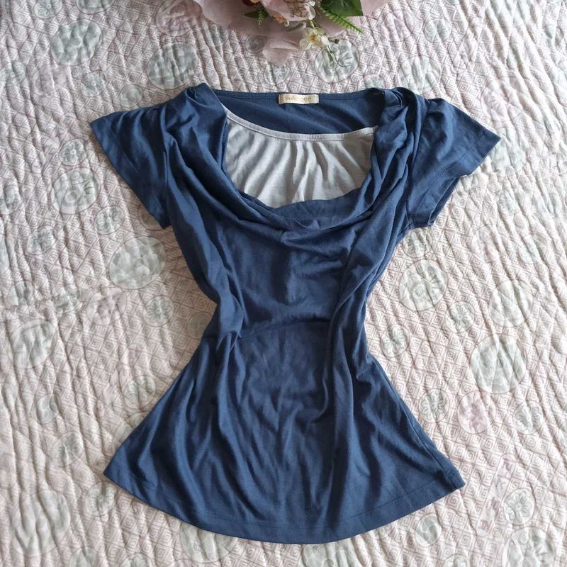 Blue Casual Top