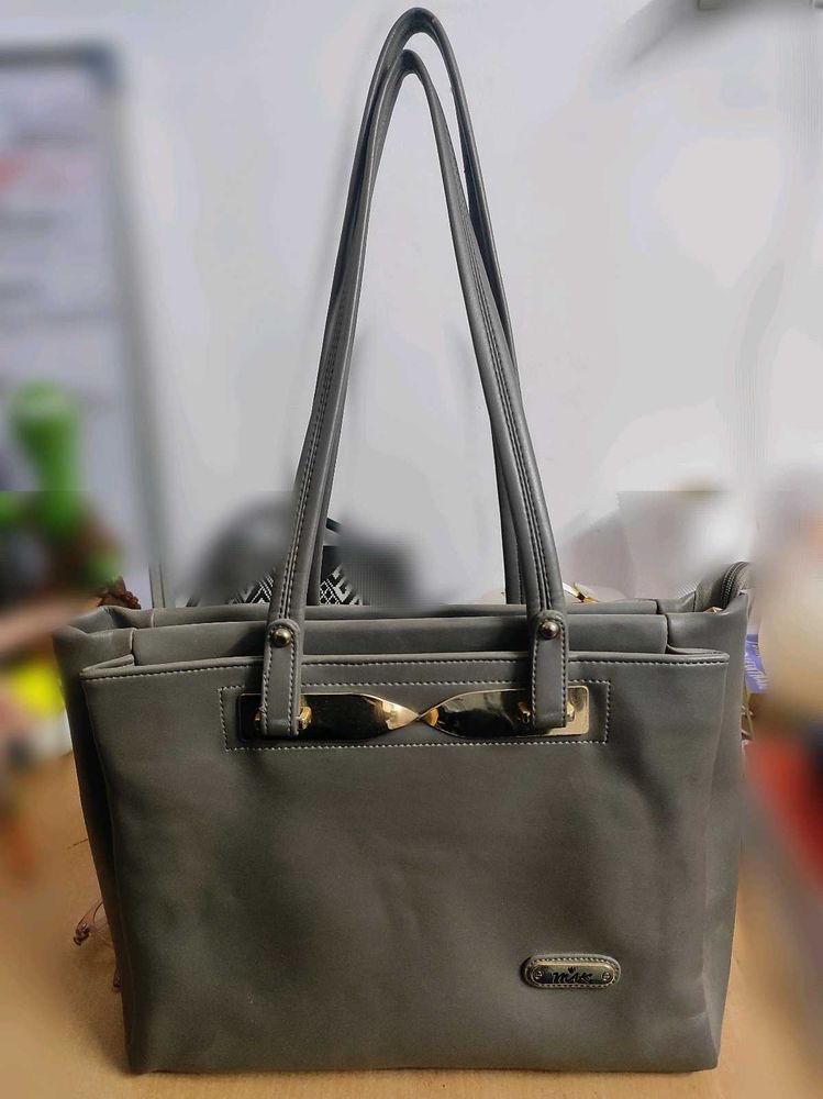 Large Grey Shoulder Bag - Never Used