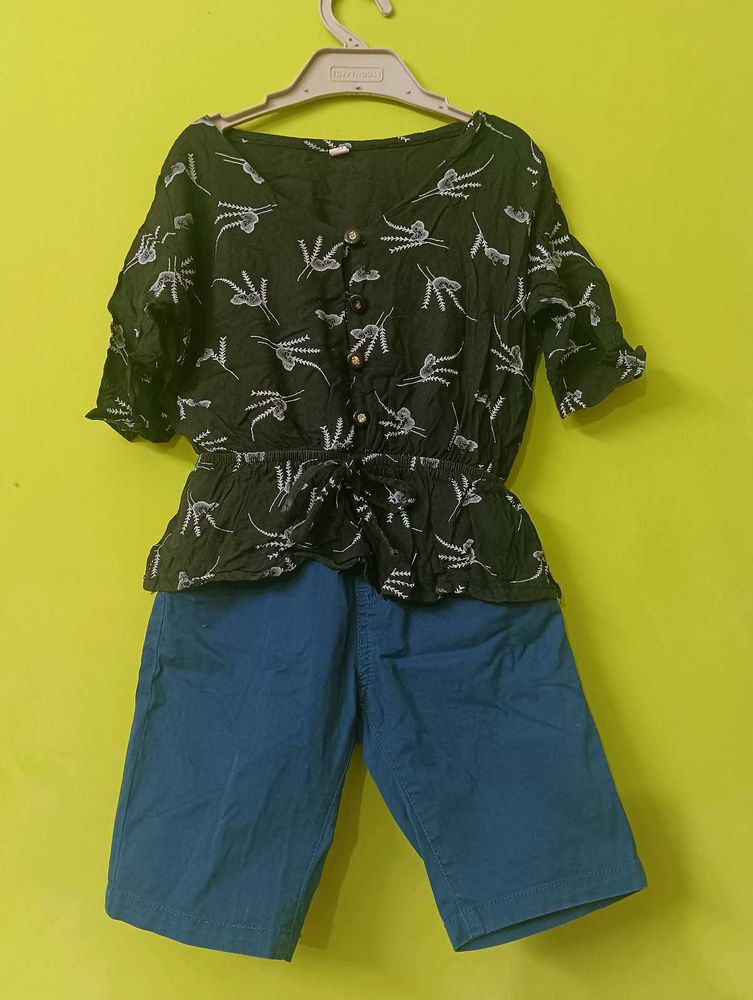 Set Of Top And Shorts