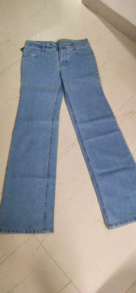 Bell Bottom Blue Jean