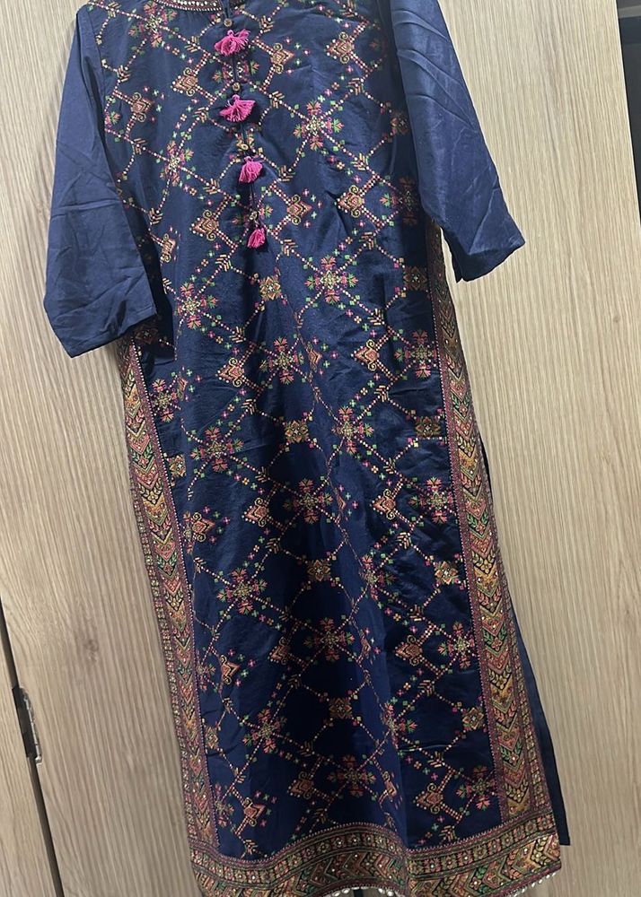 Navy Blue Full Dress