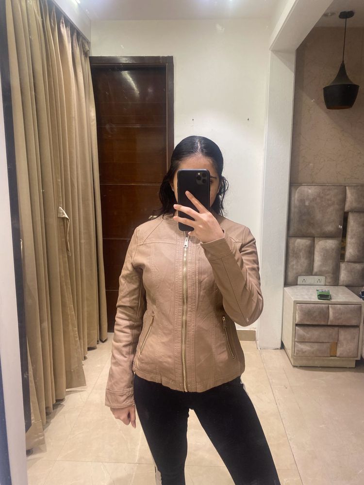 Ladies New Leather Jacket