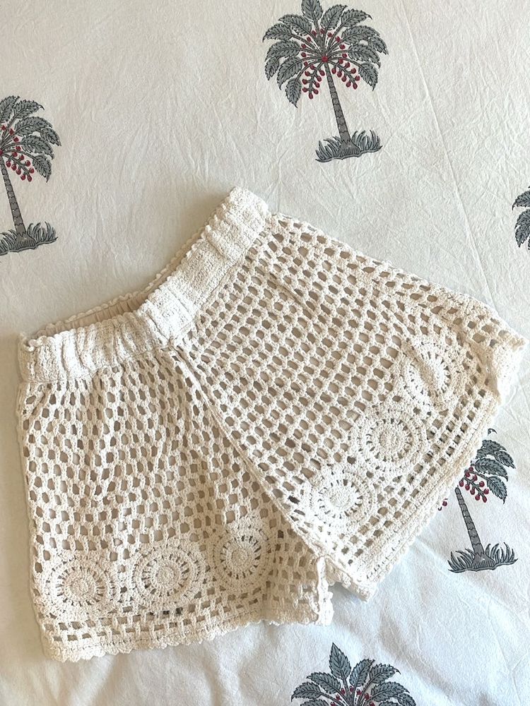 Crochet Beach Shorts