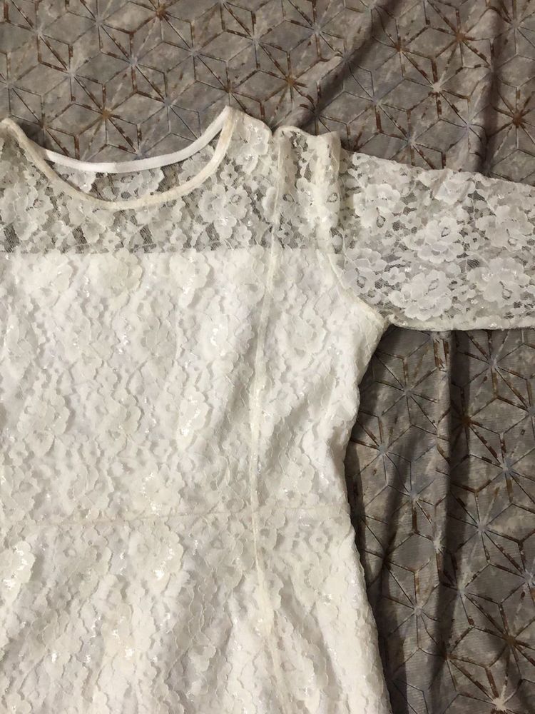 White Lace Dress (princess WhiteSwan)