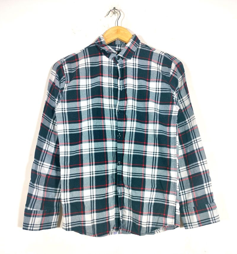 Black And White Checks Shirts (Women&#39;s)