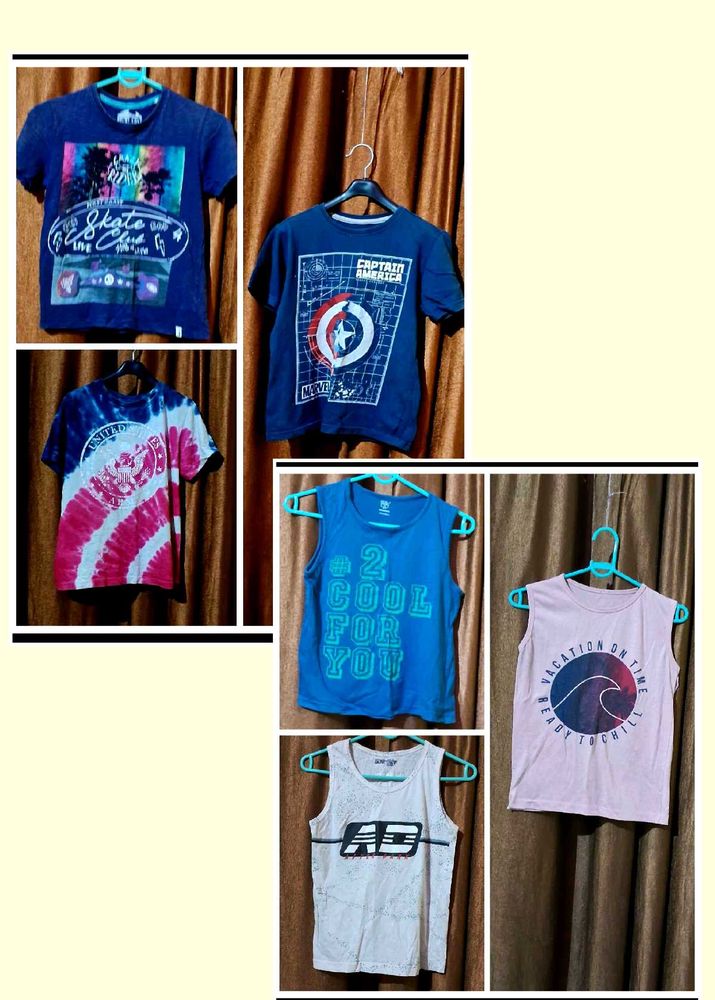 Combo Tshirt For 7 To 8 Year
