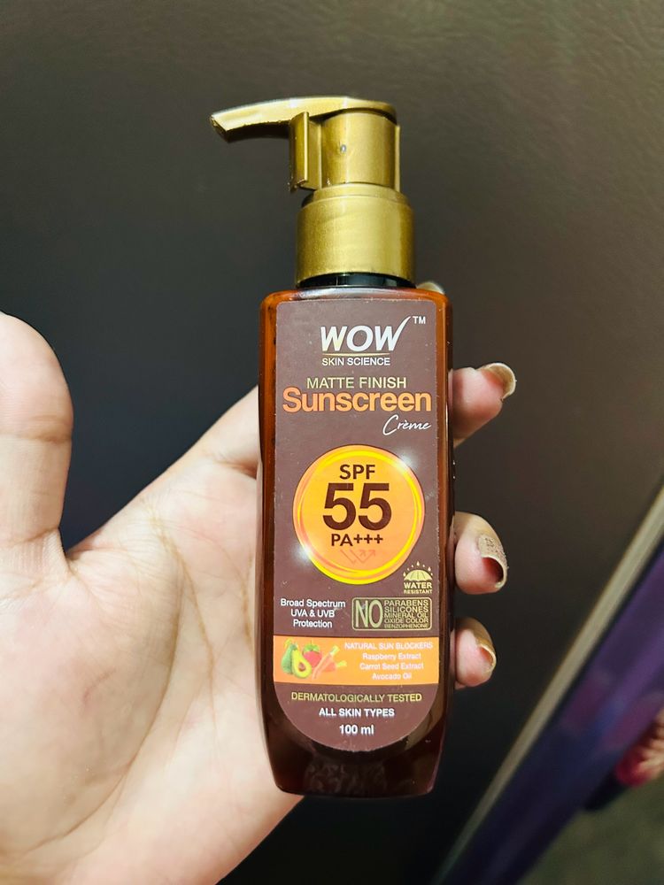Wow Spf 50 PA+++ Sunscreen