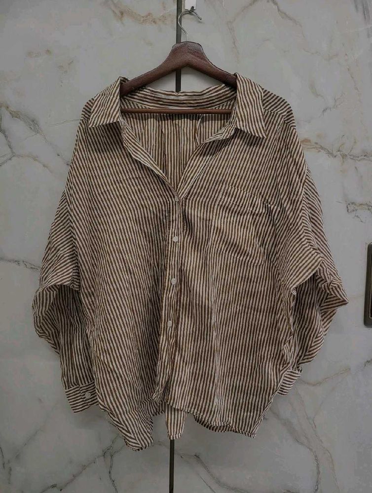 Striped Oversized Blouse