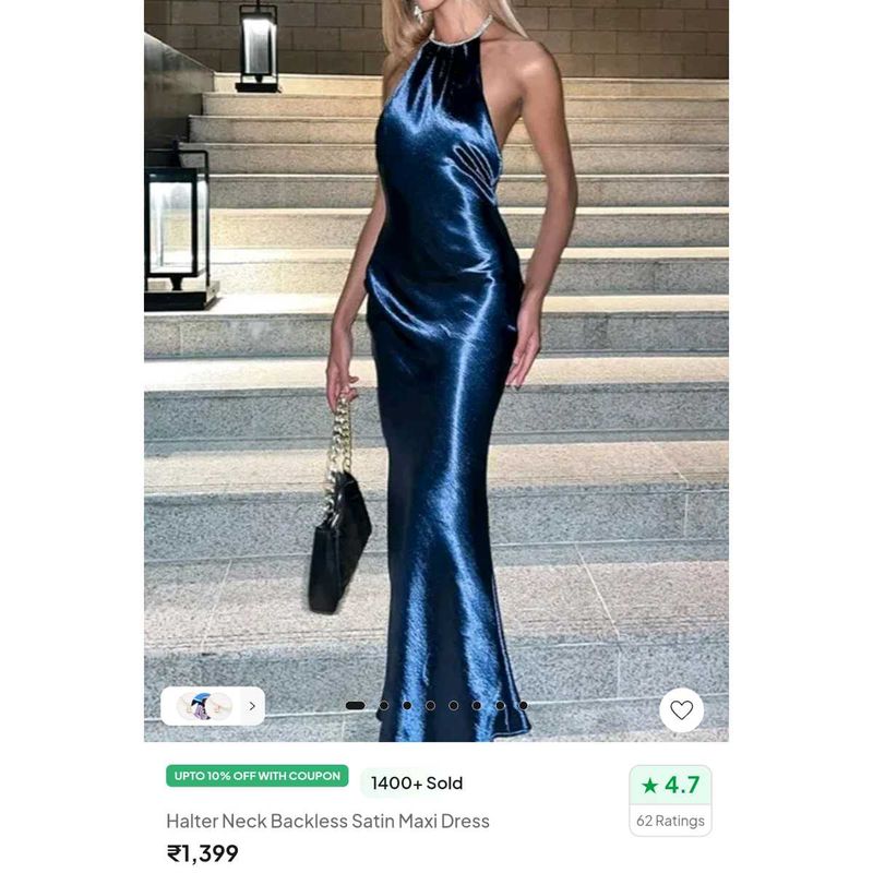 Elegant Navy Blue Dress