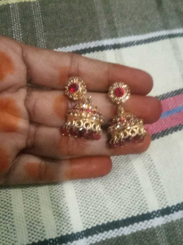 Red Earring 💌🦋