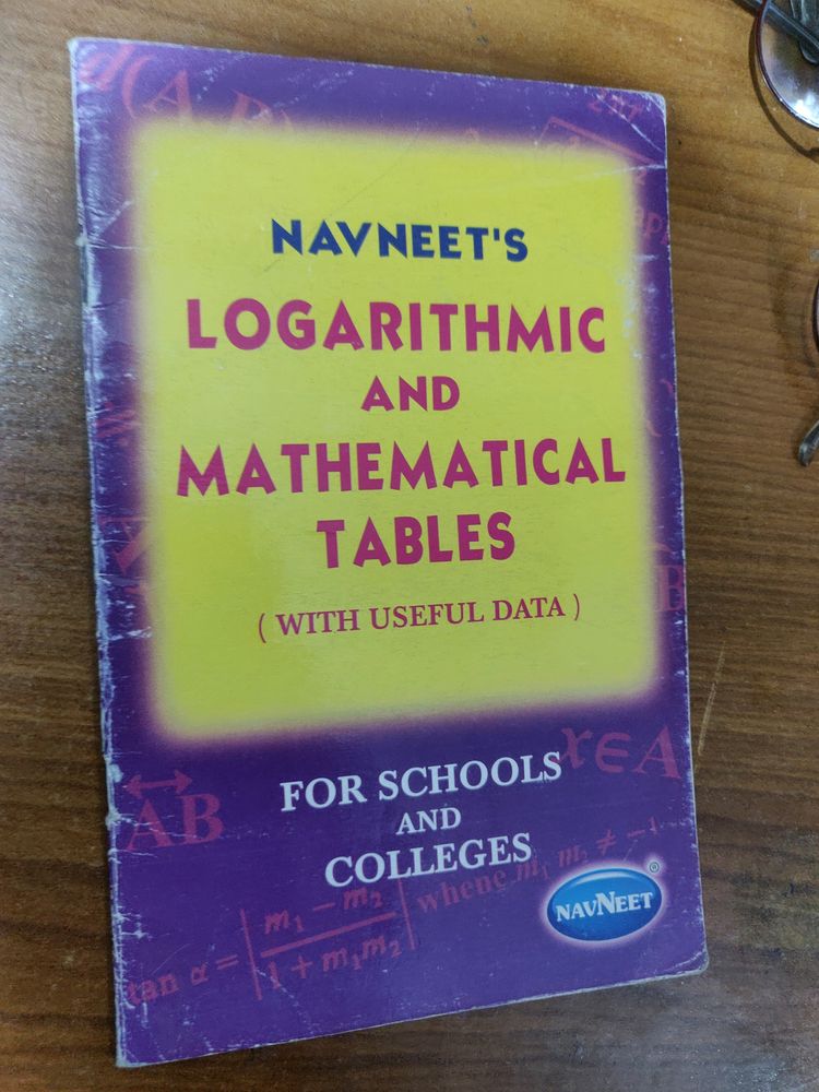 Navneet Logarithm And Mathematical Tables