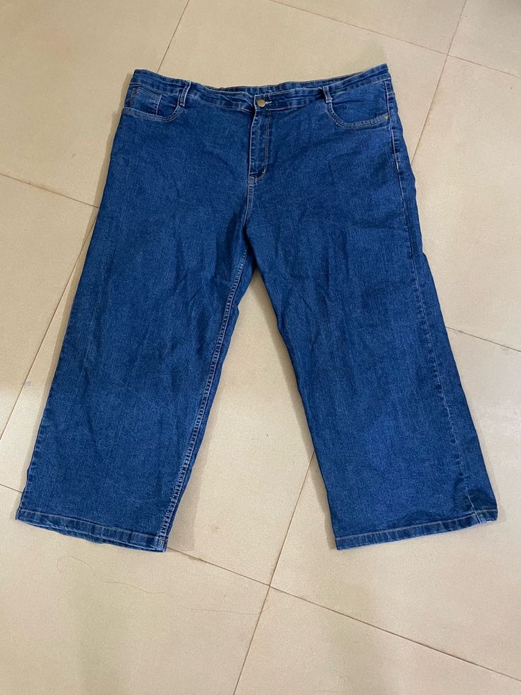Wide Leg Cropped Jeans