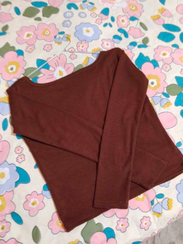 Mocha Charm Knit Top