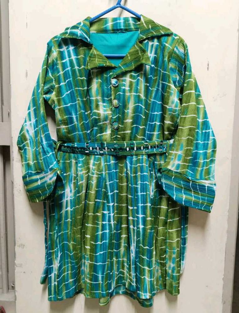 Green &amp; Blue Dress Cordset New