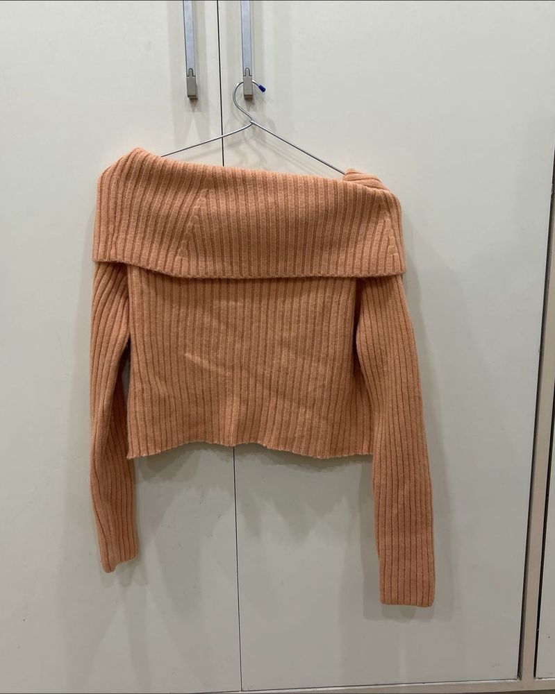 Off Shoulder Sweatshirt
