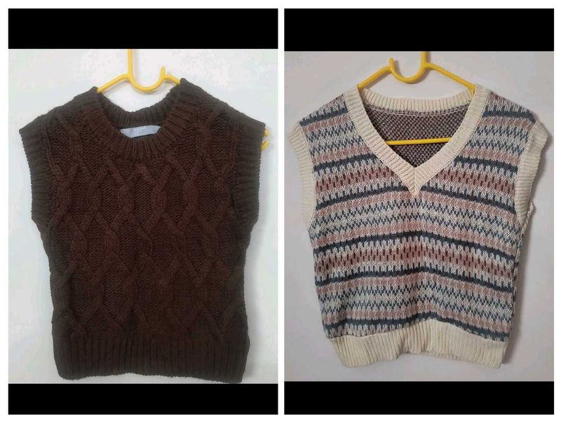 Combo - 2 Knitted Vest