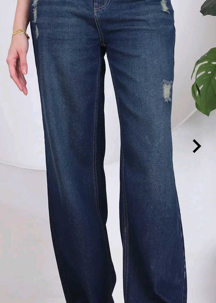 Distressed Denim Jeans