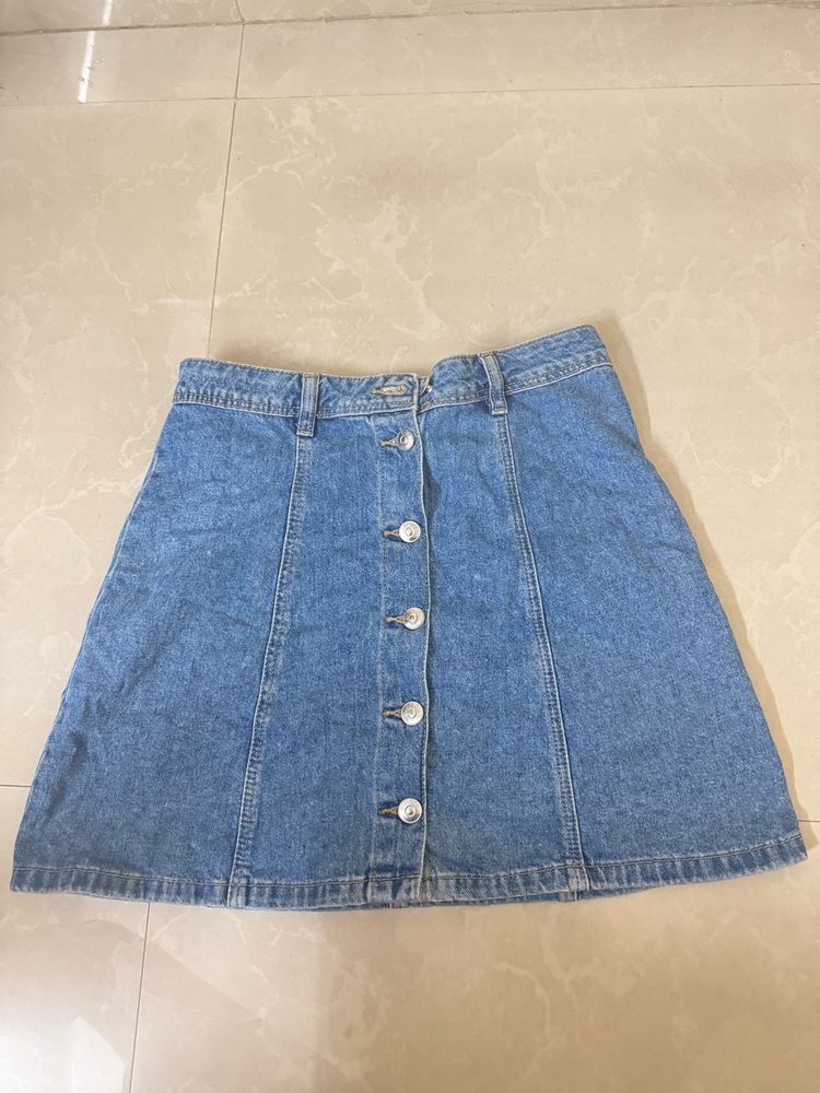 H&amp;M denim skirt 💗