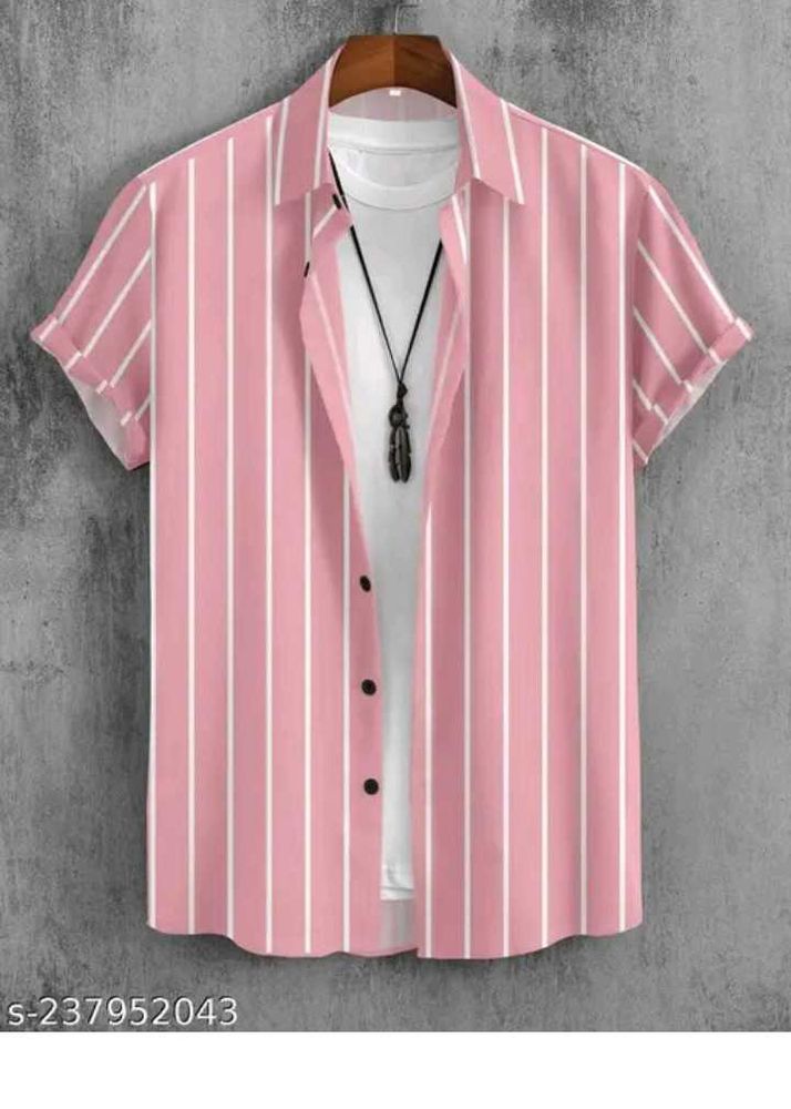 Pink Striped Shirt