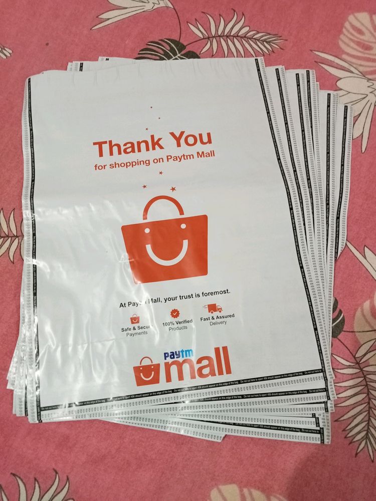 Paytm Mall Printed Large Size Courier Bags_Qty.18