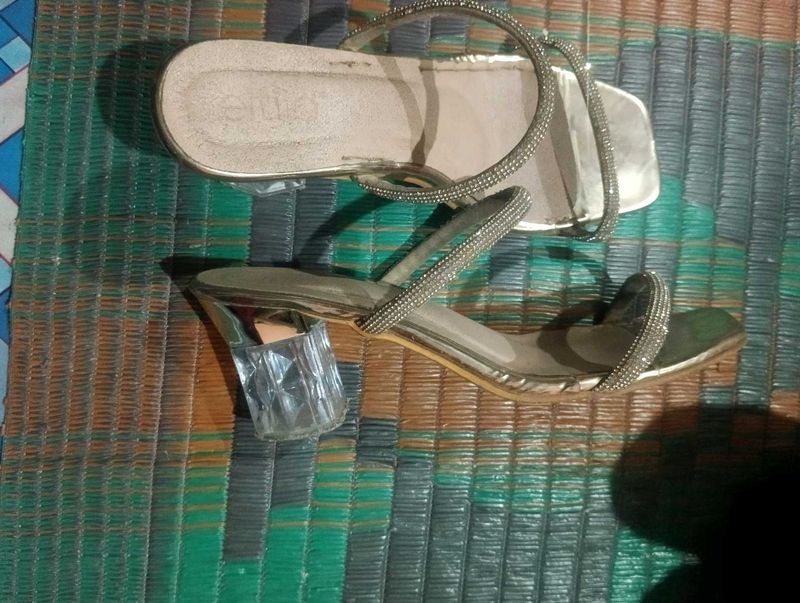 Sparkly Heel Sandals