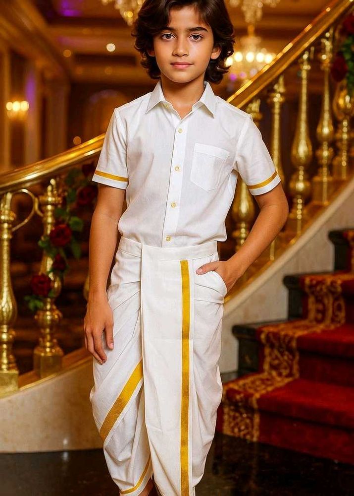 Boys&#39; Ethnic Dhoti Set
