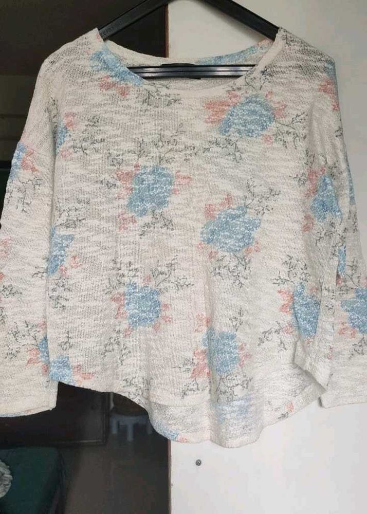 Floral Knit Top
