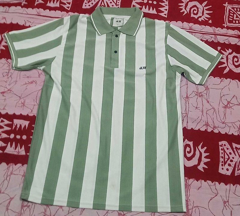 Striped H&amp;M Polo t-Shirt